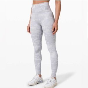 Lululemon Wunder Under High-Rise Tight 25" *Luxtreme Camo White Starlight 4